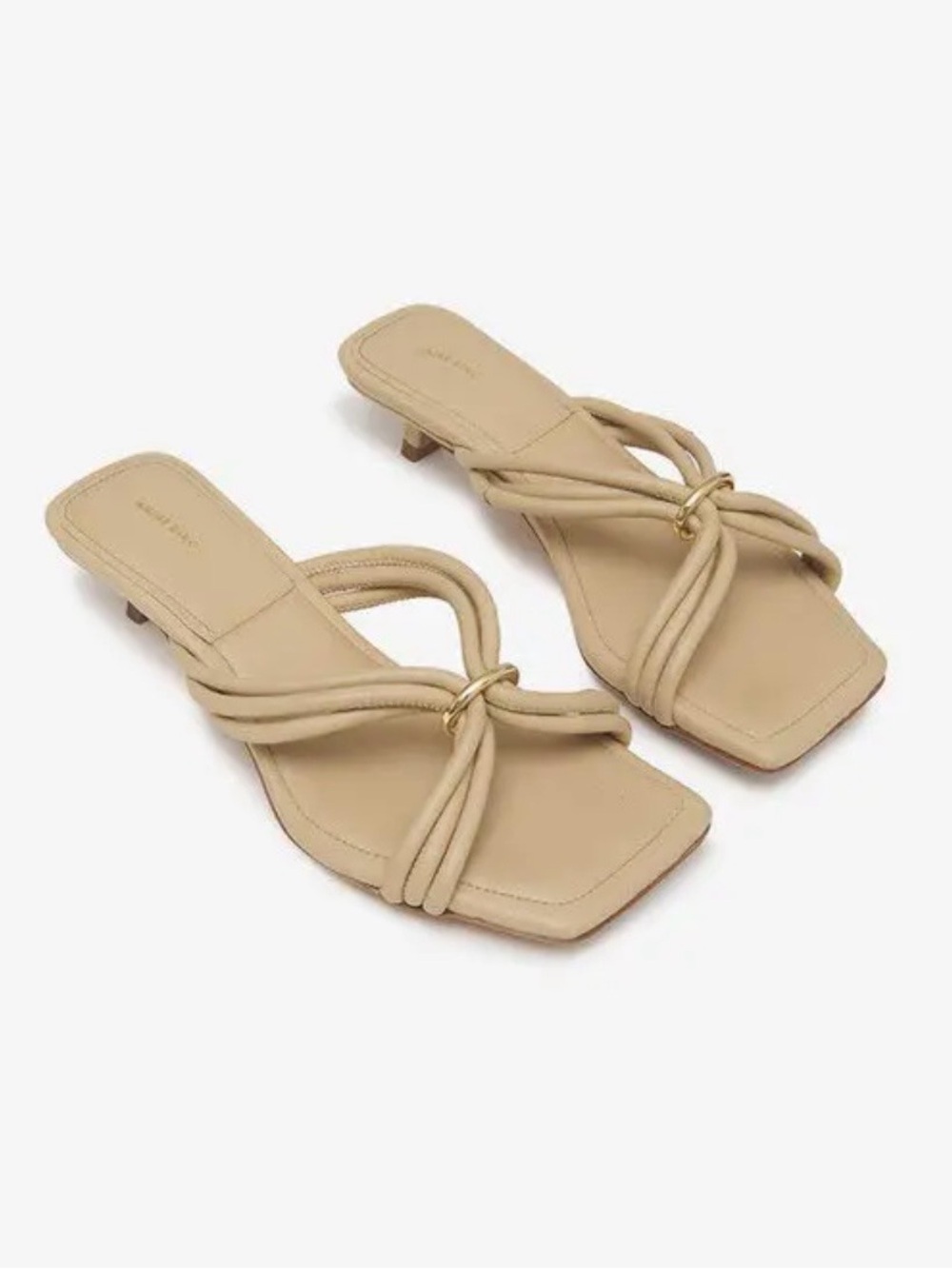 Anine Bing Suki Mule Sandals in Sand